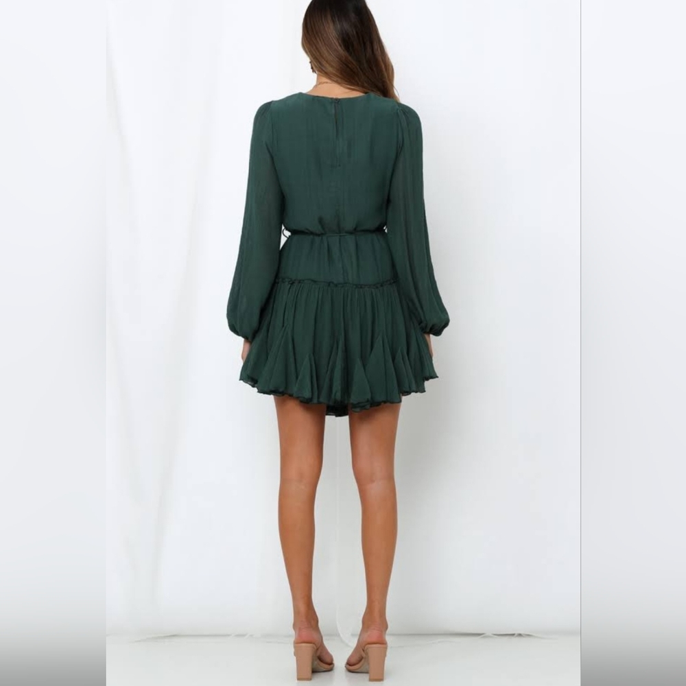 NWT, Once In A Blue Moon Dress Green, Size 6 (M) - Picture 4 of 11